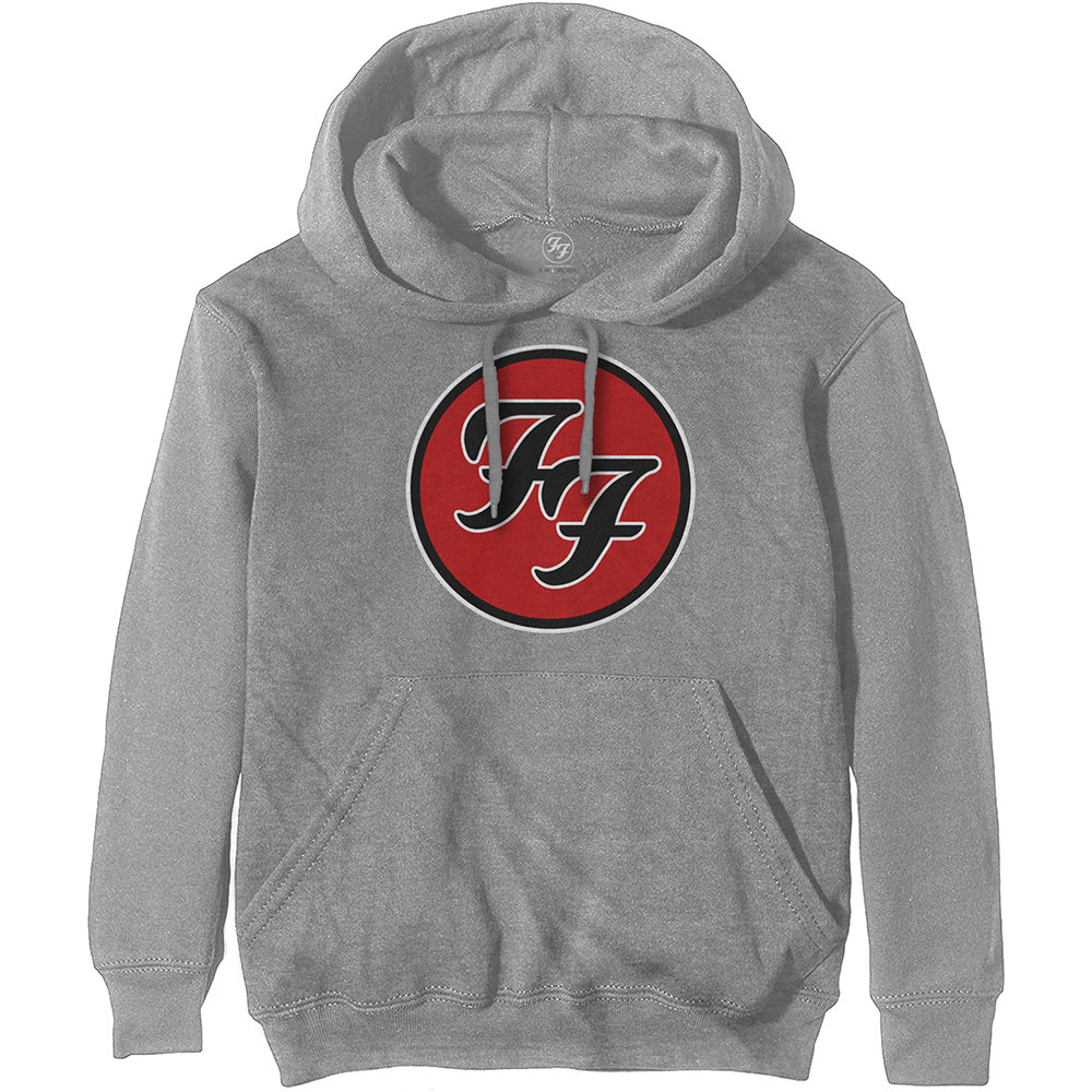 Foo Fighters (Med) Grey Hoodie Sweatshirt